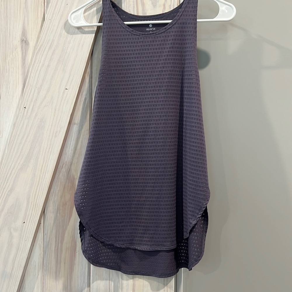 Purple athletic tank